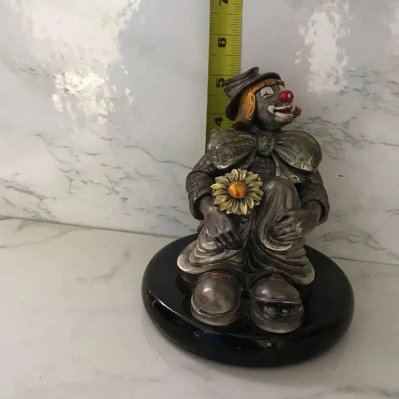 Argenti Hand Painted Silver Clown Italy - Picture 7 of 8